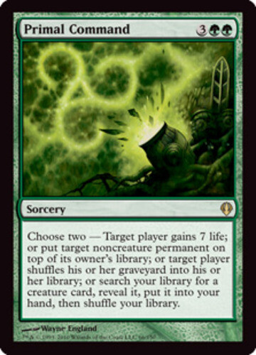 4x Primal Command NM-Mint, English Archenemy MTG Magic