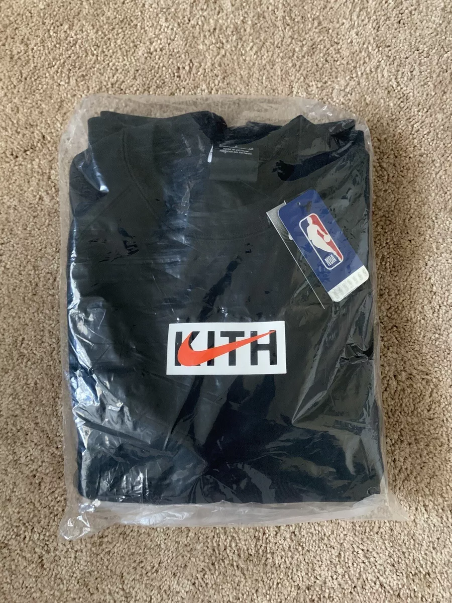 KITH NIKE KNICKS FLEECE CREWNECK BLACK L