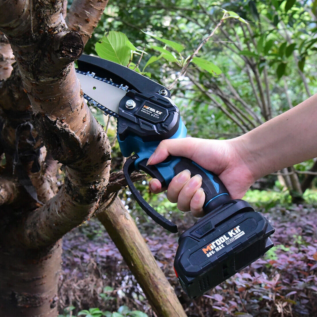 Hand held battery on sale operated saw
