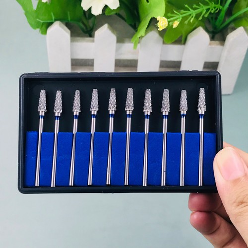 Dental Lab Polishing Drills Tungsten Steel Carbide Burs HP 2.35MM - Foto 6