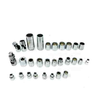 29 Pcs Tatools, KAL 1324 3/8 in Drive SAE Metric Socket Set