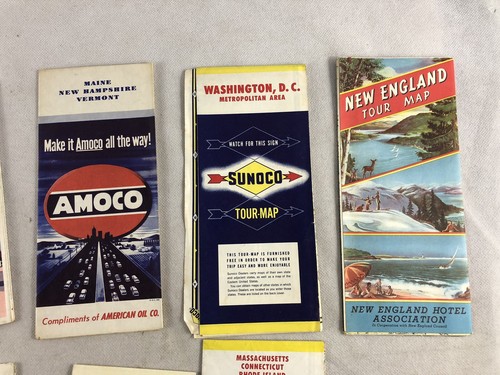 Vintage Road Map Lot(67), Esso, Shell, Mobilgas, Socony, Texaco, Sunoco, Amoco - Bild 21 von 24