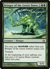 MTG Bringer of the Green Dawn 5DN English NM