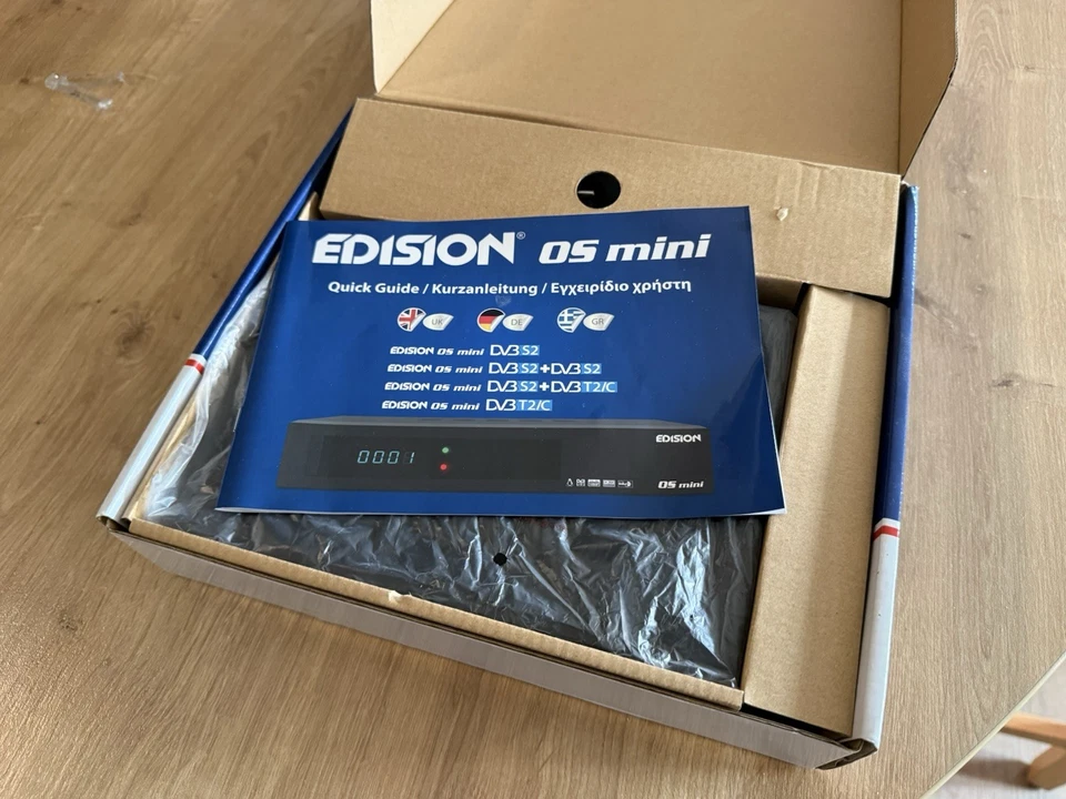 EDISON OS Mini DVB-S2 E2 Linux Full HD Sat-TV-Receiver - Schwarz (01-08-0001) - Bild 3 von 3