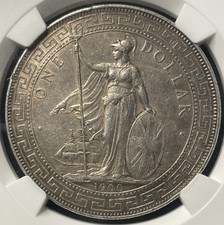 1900 Great Britain silver Trade Dollar B Mint NGC AU 55