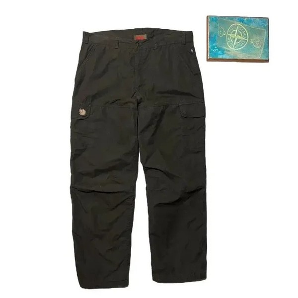 Herren Fjällräven Hose Khaki Polyester 40 / XXL /