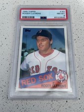 1985 Topps Roger Clemens #181 Graded PSA 8 Rookie Baseball Card RC RED SOX
