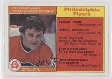1982-83 O-Pee-Chee Tean Leader Bill Barber Philadelphia Flyers #244 HOF 0m8e