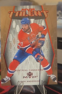 2023-24 Upper Deck MVP - 20th Anniversary Mvp Talent Josh Anderson #MT-8