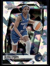 2024-25 Panini Prizm WNBA Ice Olivia Epoupa Rookie Minnesota Lynx #95