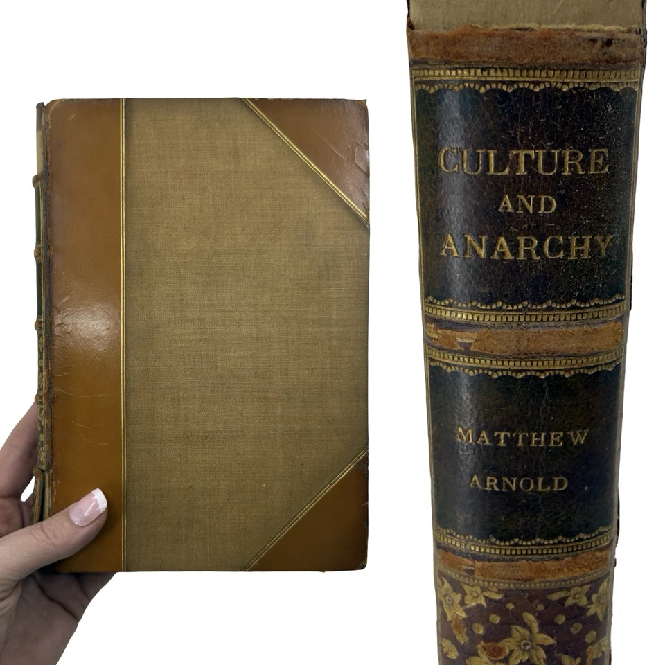 1869 1st Edition ✨ Ex Libris RODMAN WANAMAKER ✨ CULTURE & ANARCHY Matthew Arnold - Image 2 of 4