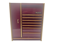 Snap On Kmc927pby Micro Music Box Jewelry Chest Cranberry Dead Stock Late 1990s