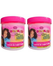 2x African Pride Dream Kids Olive Miracle Detangling Leave-in Conditioner 15oz 
