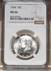 1964 KENNEDY HALF DOLLAR NGC MS66 538002