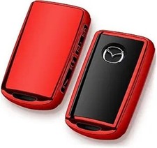 Key Fob Cover Car Key Protector Case Keychain Holder Accesories Re Color Red