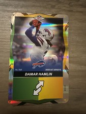 2025 UNO Elite Alt Jerseys 2 Color Foil Damar Hamlin Yellow Green