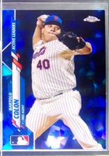 2020 Topps Chrome Update Sapphire Edition Bartolo Colon #U-236 Mets