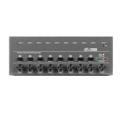 Professional Mixer Stereo 8Channels Mixer 5V 2A Type-C Power Mixers
