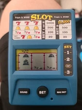 Rec Zone Slot Machine Handheld Travel Electronic Pocket Arcade Game Tested