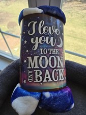 New 50 x 60 Fleece Blanket, I Love You To the...