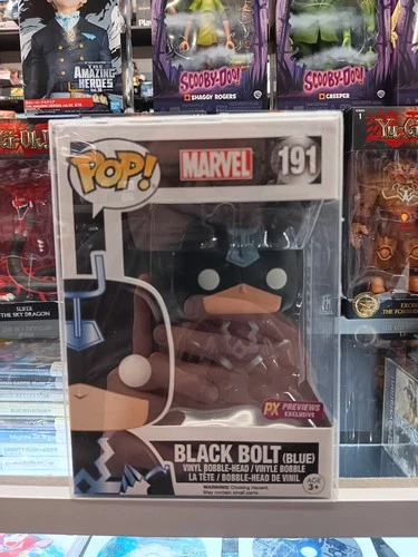 Funko Pop! Vinyl: Marvel - Black Bolt - (Blue) - Diamond Comics (Exclusive) #191