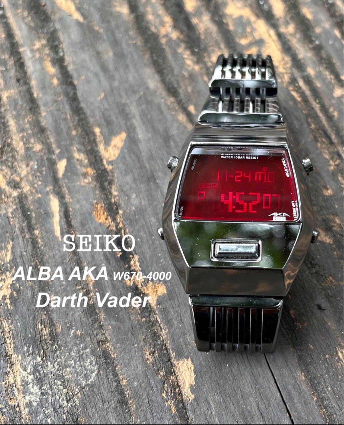 Condition AKA Red Led VADER ALBA DARTH SEIKO Metal Rare! Gun W670-4000 95 - VintageWatches.PK Condition AKA Red Led VADER ALBA DARTH SEIKO Metal Rare! Gun W670-4000 95 - vintagewatches.pk
