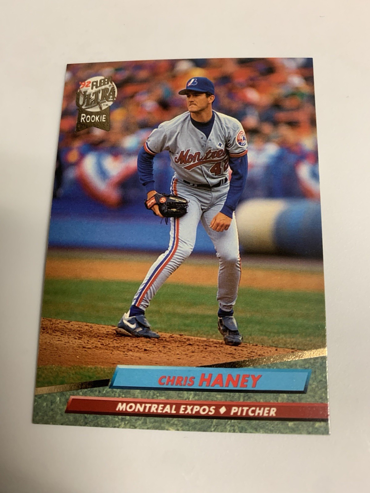 1992 Fleer Ultra Rookie Chris Haney Montreal Expos