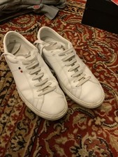 Moncler sneaker low top weiss 44 Schnürschuhe Original