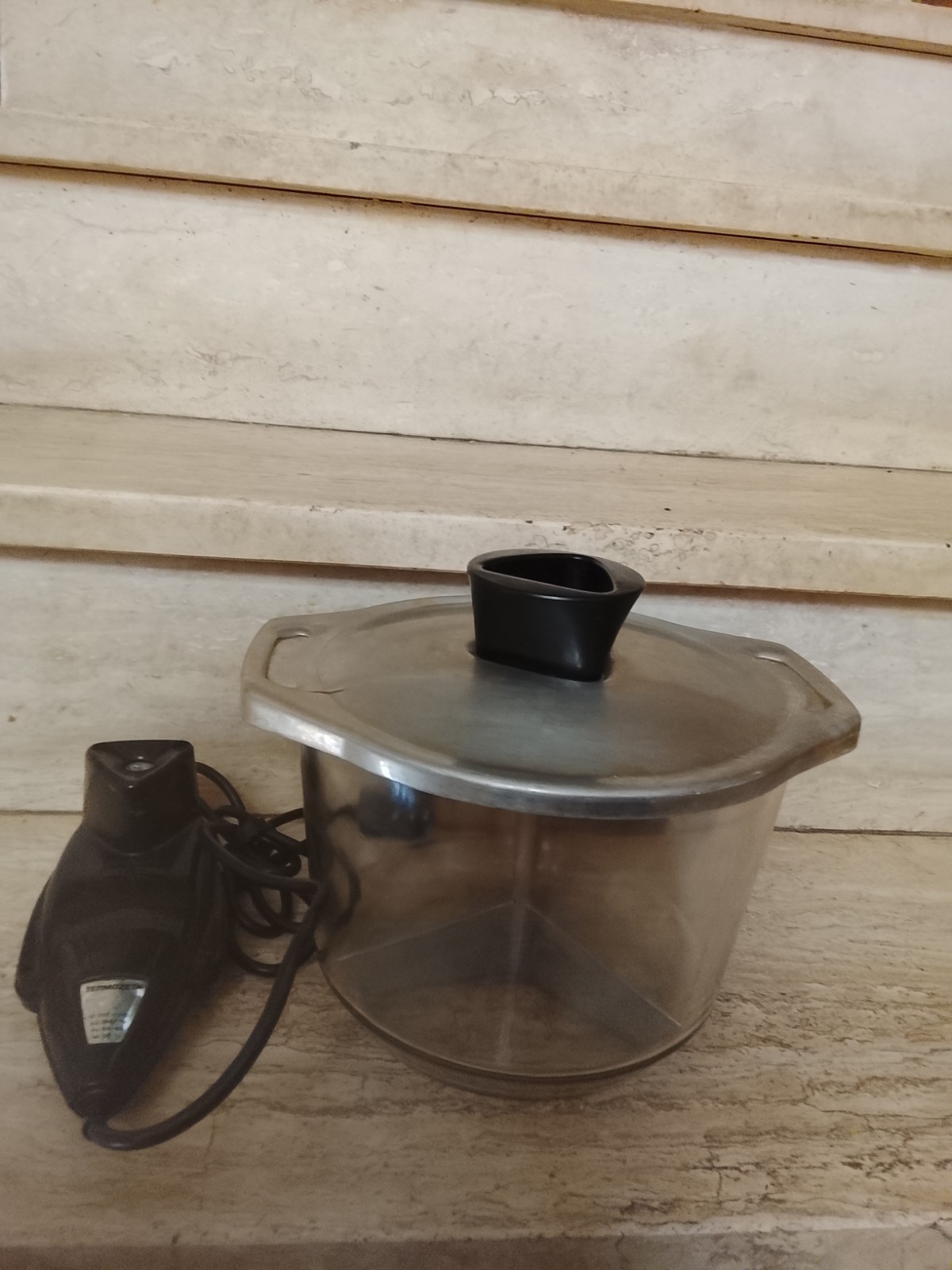 TERMOZETA Cuoco Automatico mini robot da cucina con ciotola e coperchio