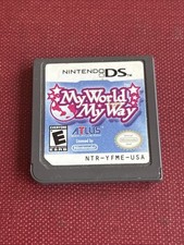 My World, My Way (Nintendo DS, 2009) Tested Working Uncommon Game Cart Only