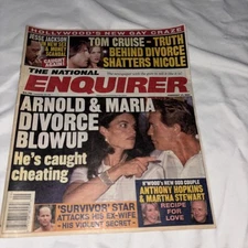 2001 Enquirer Arnold & Maria  Anthony Hopkins,Martha Stewart, Tom Cruise Jesse J
