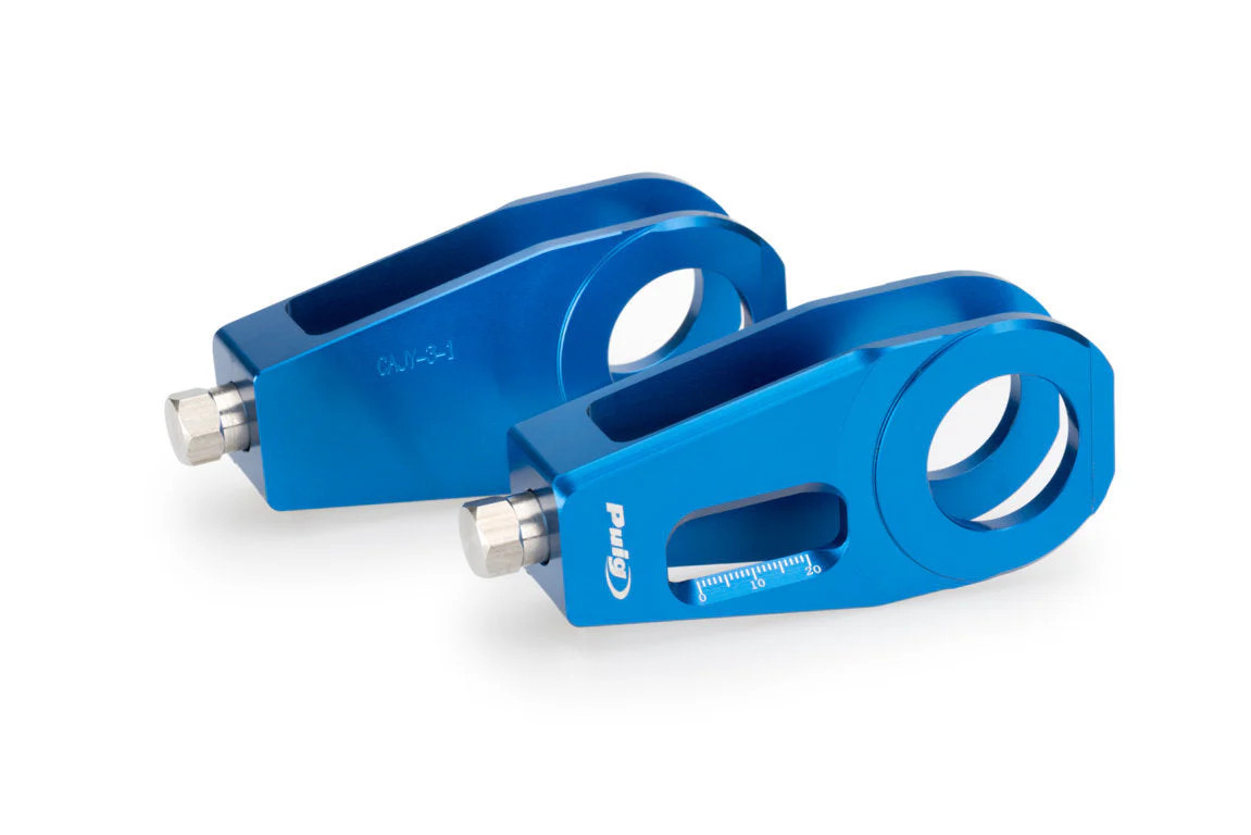 Puig Aluminium Chain Tensioner | Blue | Yamaha YZF-R6 2006>2016