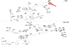 NEW MERCEDES-BENZ CLA C117 EXHAUST SYSTEM PIPE CLAMP A0009954702 GENUINE