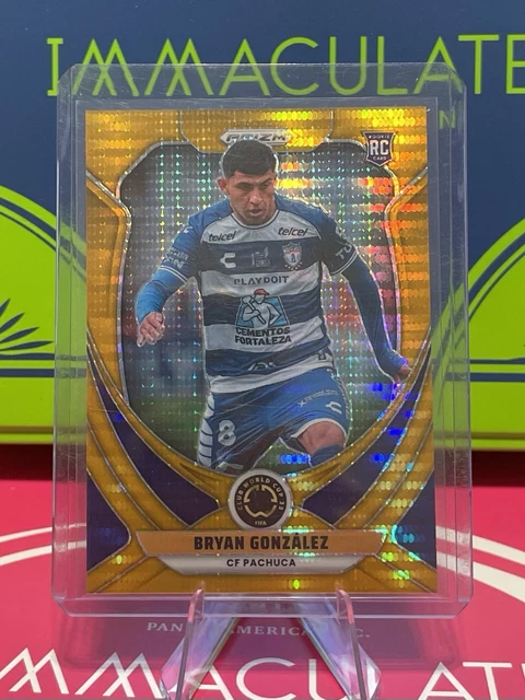 Bryan Gonzalez Gold #/10 RC Panini Prizm Club World Cup 2025