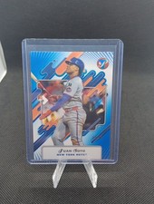 2025 Topps Pristine Juan Soto /75 Blue NY Mets #200
