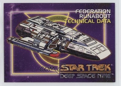 1993 SkyBox Star Trek Deep Space Nine Federation Runabout Technical Data #91 hg6