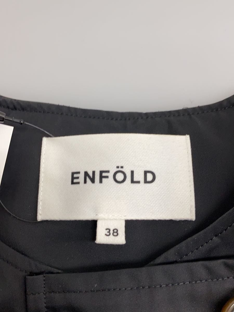 ENFOLD OTHER BLUSON 38 POLYESTER Black 300GA230-0290 CIRCLE ENFOLD OTHER BLUSON 38 POLYESTER Black 300GA230-0290 CIRCLE