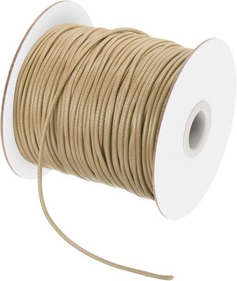 3mm Waxed String for Jewelry Design, Beading Supplies, DIY Crafts