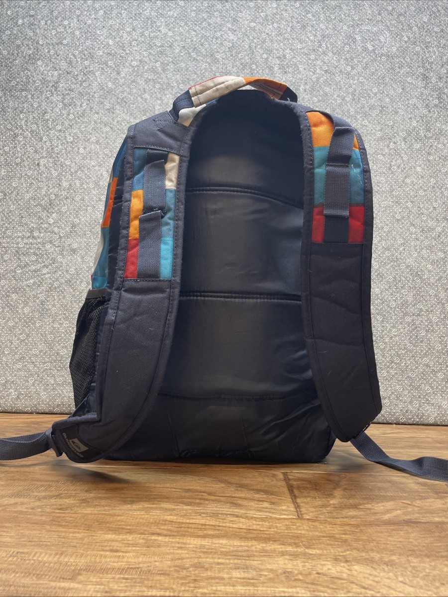 Quiksilver Estilo Backpack Multi - Color Block Book Bag Backpack