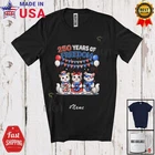 Custom Name 250 Years Of Freedom; Lovely 4th Of July Cat Patriotic T-Shirt