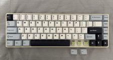 Light Blue and White PBT Cherry Profile Keycaps 65 Keyboard Fit
