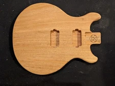 LP Double Cut Guitar Body, Mahogany, MADE IN USA, #16-314