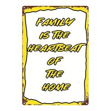 Family Sign 20.32x30.48 cm Classic Design Decorative Plaque