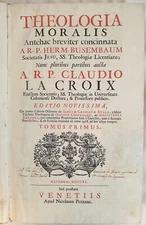 Claude Lacroix Theologia Moralis by Hermann Busembaum Excommunication Censors