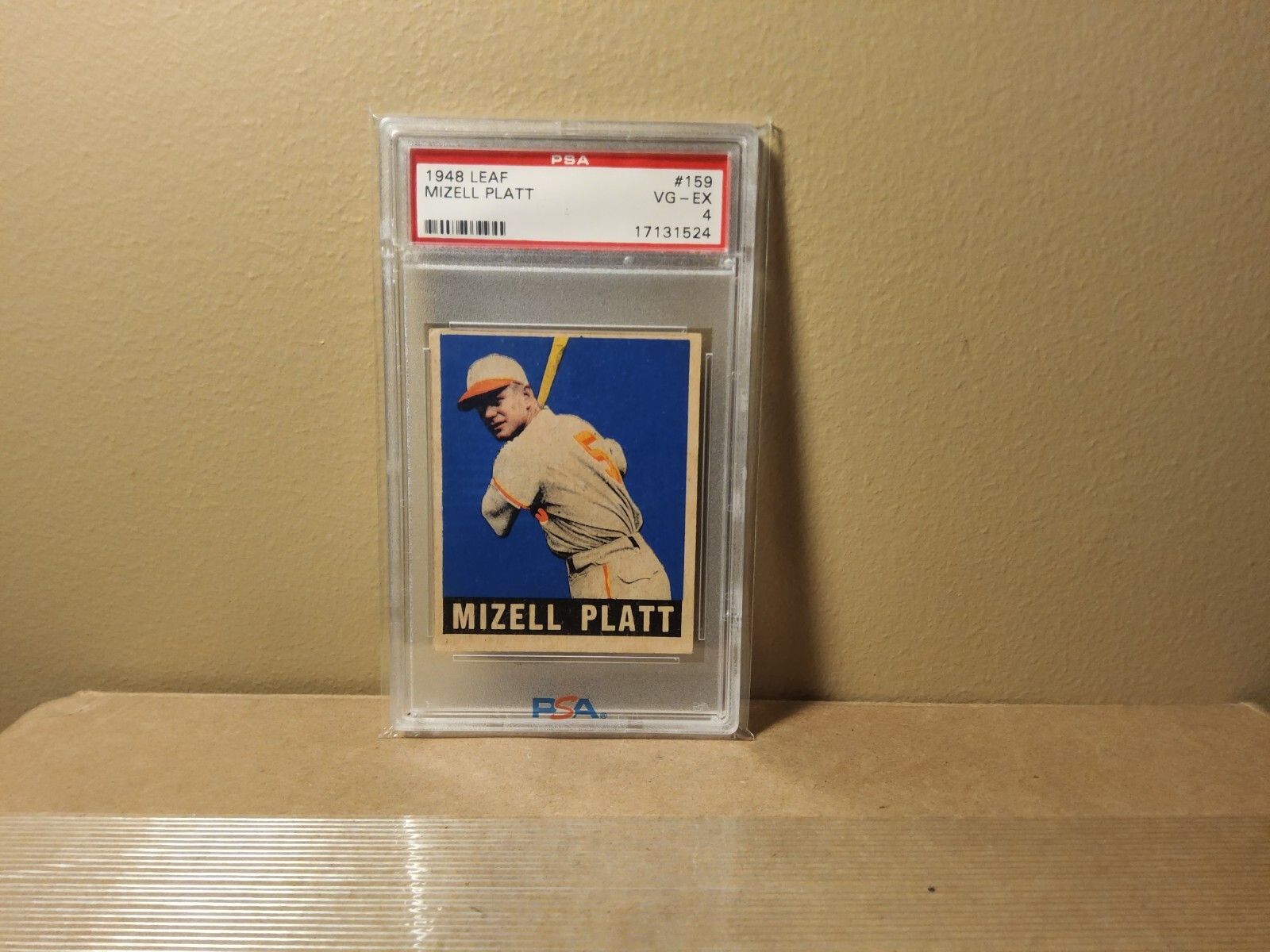 1948 Leaf #159 Mizell Platt PSA 4