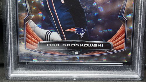 2014 Bowman 28 Rob Gronkowski Silver Ice - PSA 10 - New England Patriots - POP 2 - Picture 3 of 6