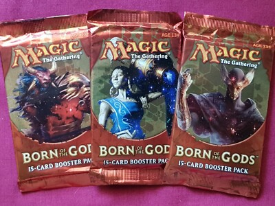 MTG Magic The Gathering BORN OF THE GODS New Sealed Booster ALL 3 PACK ART | eBay MTG Magic The Gathering BORN OF THE GODS New Sealed Booster ALL 3 PACK ART | eBay