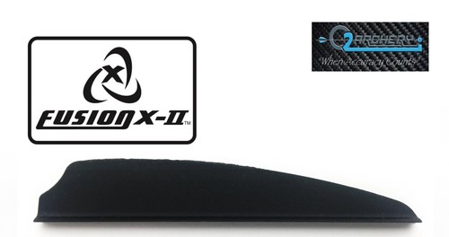 3.0", Black, Fusion X-II Vanes , Pkg36 ***When Accuracy Counts*** - 第 1/3 張圖片