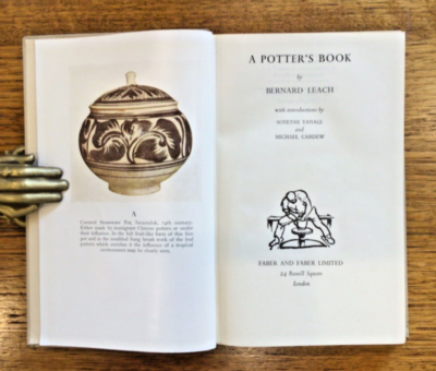 VINTAGE POTTERY, Bernard Leach, A Potter's Book, 1945 HB | eBay