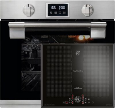Pyrolyse Einbau Backofen Kaiser EH 6337 +KCT 61 FI Induktions-Kochfeld 60 cm